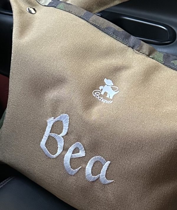 ricamo personalizzato per borsa cuccia